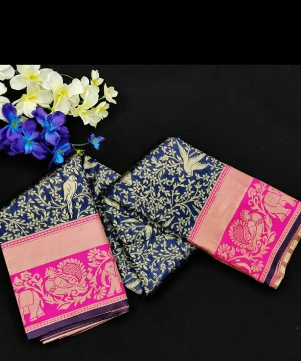 Blue_Embellished_Banarasi_Georgette_Saree_(Blue)